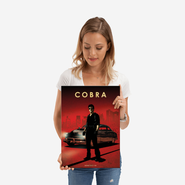 Displate Metall-Poster "Cobra with Monterey 50"*AUSVERKAUFT*